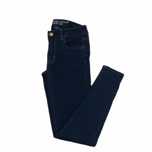 American Eagle Dark Wash Super Stretch Jeggings 2